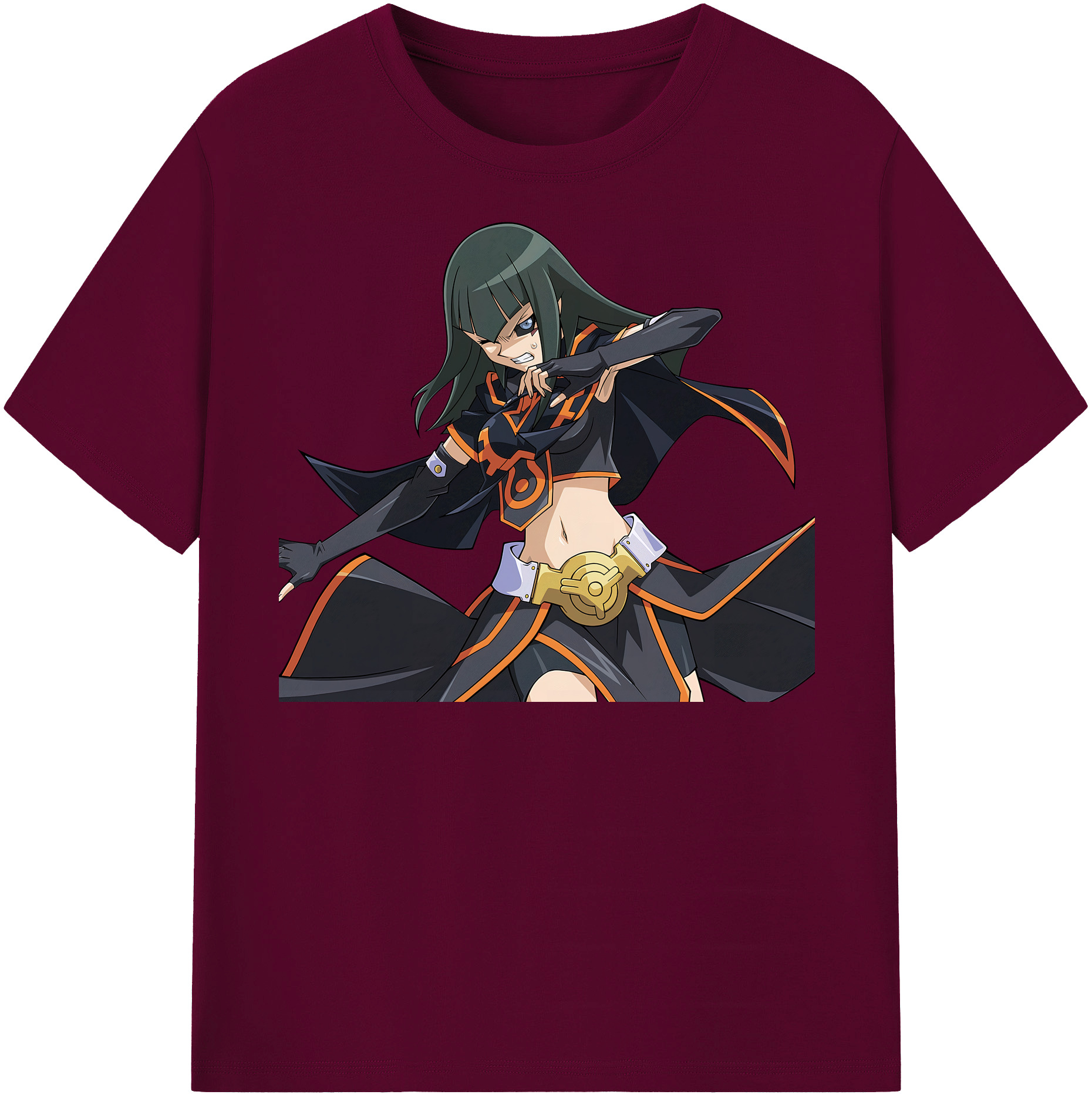 （画像用） 遊☆戯☆王 Yu-Gi-Oh! レディースカジュアルプリントTシャツ（綿100％）